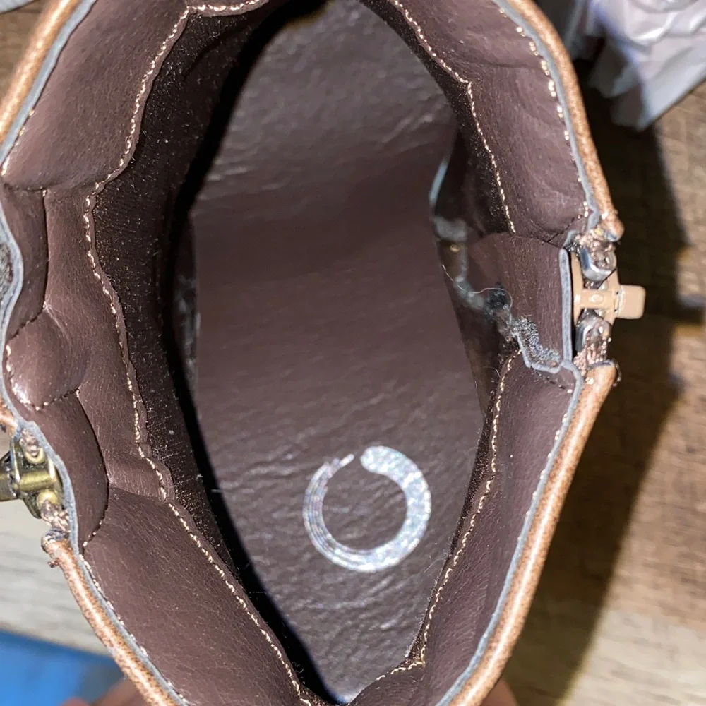 Journee Collection Heeled Ankle Booties with Dual Zippers Size 6.5 - Picture 13 of 13